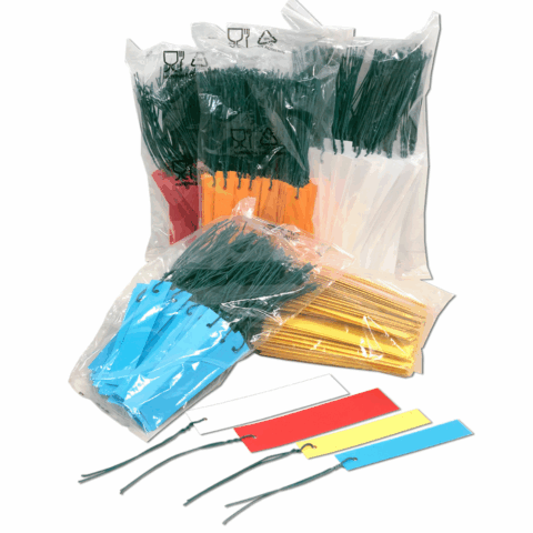 ETICHETTE CON FILO IN PVC